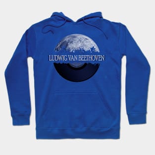 Ludwig van Beethoven blue moon vinyl Hoodie